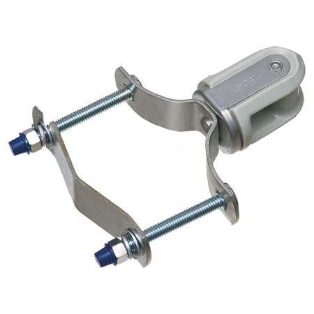 Arlington Porcelain Wire Holder with Steel Clip