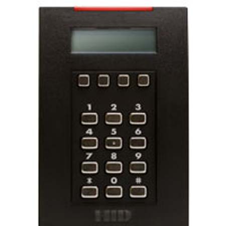 6171BKU000000 HID iCLASS RWKL550 Read/Write Contactless Smart Card Reader with LCD/Keypad (Wiegand and USB)