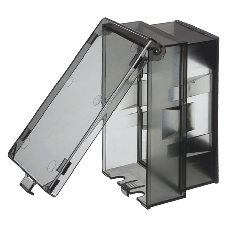 61HC Arlington Industries 1-Gang Low Profile IN-and-OUT Covers for New or Existing Construction
