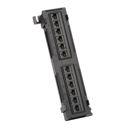 660-12C6 Platinum Tools Patch Panel 12 Port Cat6 NS 110