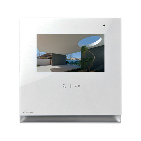 6602W Comelit Icona Series Hands-Free Color Monitor ViP System