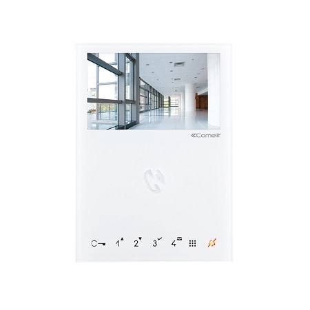 6722W Comelit Handsfree Mini Monitor. White. BM. VIP System