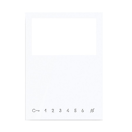 6733W Comelit Additional Buttons Kit for Mini Monitor White