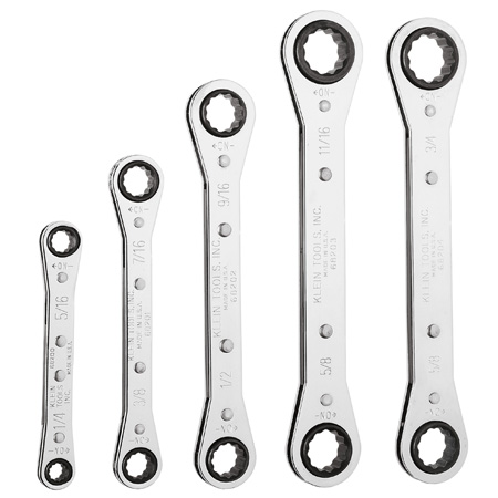 Klein Tools Ratcheting Offset Box Wrenches