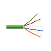Show product details for 6UA234UTPRM1E Remee 23 AWG 4 Pair Unshielded Twisted Pairs (UTP) Stranded Copper CMR Cat6a Non-plenum Network Cable - 1000' Reel - Green