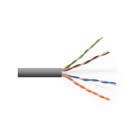 6UA234UTPRM1G Remee 23 AWG 4 Pair Unshielded Twisted Pairs (UTP) Stranded Copper CMR Cat6a Non-plenum Network Cable - 1000' Reel - Gray