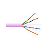 6UA234UTPRM1P Remee 23 AWG 4 Pair Unshielded Twisted Pairs (UTP) Stranded Copper CMR Cat6a Non-plenum Network Cable - 1000' Reel - Pink