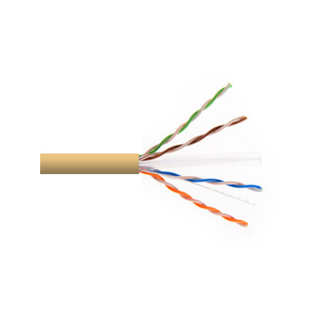 6UA234UTPRM1T Remee 23 AWG 4 Pair Unshielded Twisted Pairs (UTP) Stranded Copper CMR Cat6a Non-plenum Network Cable - 1000' Reel - Beige