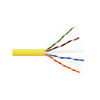Show product details for 6UA234UTPRM1Y Remee 23 AWG 4 Pair Unshielded Twisted Pairs (UTP) Stranded Copper CMR Cat6a Non-plenum Network Cable - 1000' Reel - Yellow