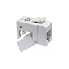 Show product details for 705WH-40 Platinum Tools EZ-SnapJack Cat5e - White - 40 Pack