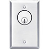Show product details for 706U SDC Single Gang 6 Amp Key Switch Assembly Momentary DPDT Contact - Satin Stainless Steel