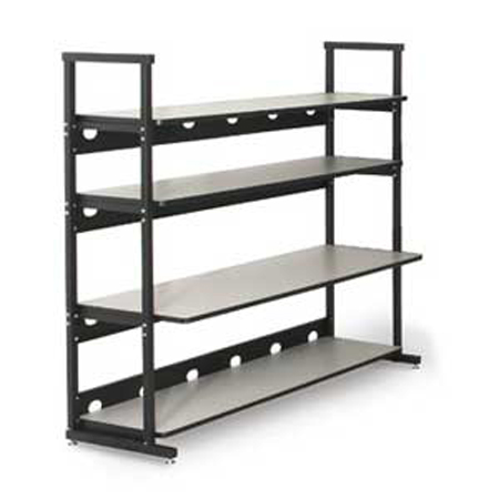 7100-1-100-72 Kendall Howard 72 inch 4 Post LAN Rack