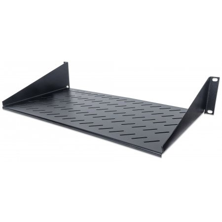 712507 Intellinet 19" Cantilever Shelf 2U 2-Point Front Mount 250 mm Depth - Black