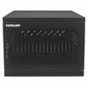 Show product details for 714778 Intellinet Network Solutions Professional Desktop Charging Cabinet - 14 Bays - Provides up to 21.6 A of Power - Metal Housing - Wallmountable - Sliding and Adjustable Shelf