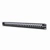 720564 Intellinet Locking 19" Cat6 Unshielded Patch Panel 24 Port UTP 1U Top Entry Punch Down Locking Function