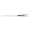 Show product details for 725120L1W Remee 12 AWG 2 Conductors Unshielded Stranded Bare Copper FPLP Plenum Security and Alarm Cables - 500' Reel - White
