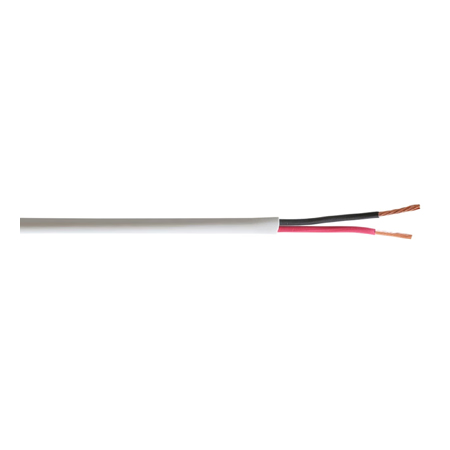 725160M1W Remee 16 AWG 2 Conductors Unshielded Stranded Bare Copper CMP Plenum Security and Alarm Cables - 1000' Reel - White