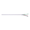 Show product details for 725185M1W Remee 18 AWG 4 Conductors Shielded Stranded Bare Copper CMP Plenum Security and Alarm Cables - 1000' Reel - White