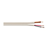 Show product details for 725536M1W Remee Siamese 18 AWG Shielded Solid Bare Copper RG6 Plus 18 AWG 2 Conductors Stranded Bare Copper CMP Plenum CCTV Coaxial Cable - 1000' Reel - White