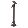 Show product details for 727-12 Panavise 12" Slimline Pedestal - Rise Knob & Set Screw Adj.