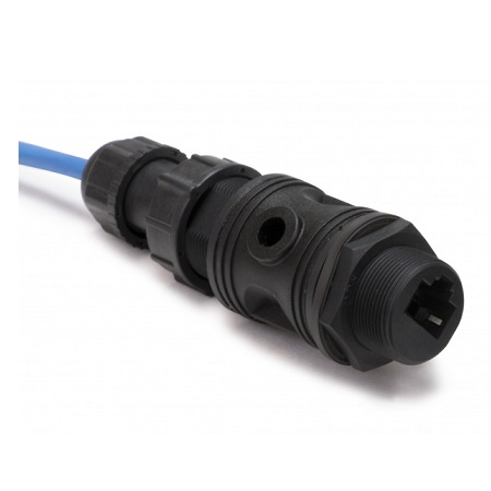 741C Platinum Tools Waterproof RJ45 Bulkhead Coupler