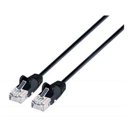 742108 Intellinet Network Solutions Cat6 UTP RJ-45 Male / RJ-45 Male - 7 Feet - Black