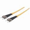 751261 Intellinet Network Solutions Fiber Optic Patch Cable - Duplex - Single-Mode ST/ST - 9/125 m - OS2 - 7 Feet - Yellow