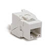 752WH-1 Platinum Tools Tooless Cat6A Keystone Jack UTP - White