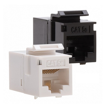 766WH-1 Platinum Tools Cat5e Keystone Coupler F to F UTP - White - 1 Pc