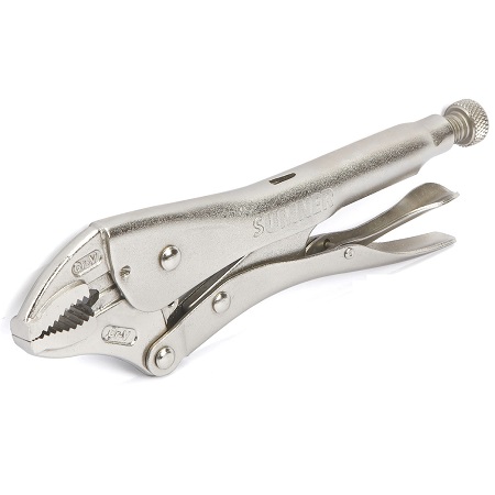 781613 Sumner CLP10W, 10" Curved Locking Pliers with Cutter