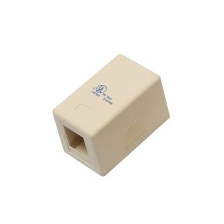 7PK-301AIV Pro's Kit Single Port Keystone Surface Mount Box - Ivory