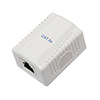 7PK-342RCEUS-MWH Pro's Kit Surface Mounted Box with Single Port CAT5e Jack - White