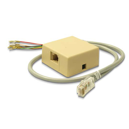80110 UPG Alarm Telephone Interface Block With 6' Cord