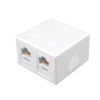 Show product details for 820352 Vanco Surface Mount Housings for Category 5e Jacks - Ivory