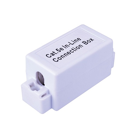 820357 Vanco Junction Box CAT5e White with Tool
