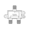Show product details for 820412X Vanco Tap Drop 1 Port 2.4 GHz with 18dB ISOL