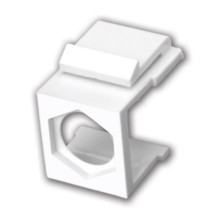 820446 Vanco Keystone Inserts Hex Hole Blank Black 5 Pack