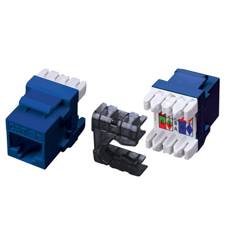Vanco Category 5e 180 Degree Keystone Inserts