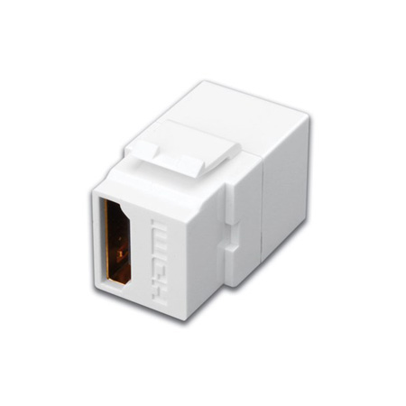 820491X Vanco HDMI Keystone Insert HDMI Female to HDMI Female White - Bulk