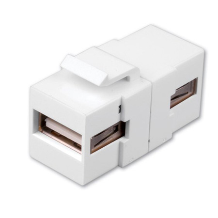 820498 Vanco Keystone Insert USB F White