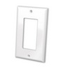 Show product details for 820501 Vanco Wall Plate Decor Cover 1 Gang Ivory