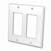 Show product details for 820502 Vanco Wall Plate Decor Cover 2 Gang Ivory