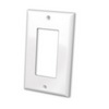 820511 Vanco Wall Plate Decor Cover 1 Gang White