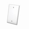 Show product details for 820540X Vanco Blank Wall Plates - Single - White