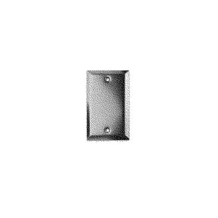 820543 Vanco Wall Plates Blank 1 Gang Stainless Steel