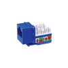 820554 Vanco Keystone Inserts Category 5e 8C 90 Degree 110 Yellow