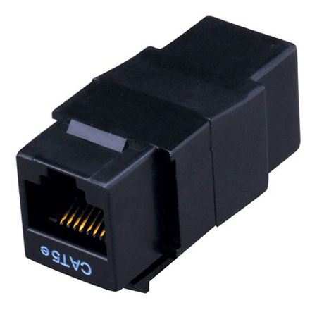 Vanco Panel Mount Cat5e and Cat6 In-Line Couplers