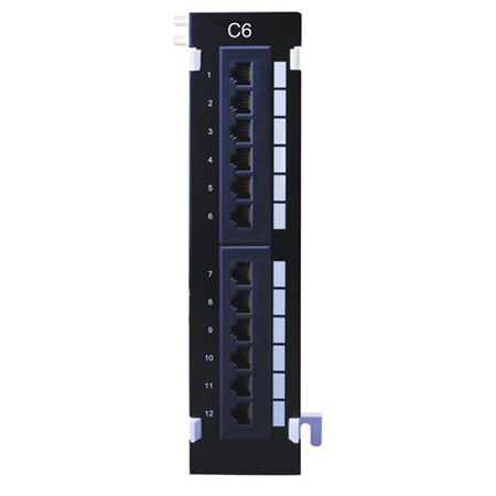 820672 Vanco Panel Mini CAT6 12 Port