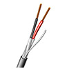 Show product details for 82220250C AIPHONE 22AWG 2 Conductors Shielded Stranded Bare Copper CMR/CL3R/FPLR Non-plenum Cable - 500' Pull Box - White