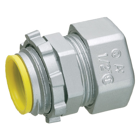 823A-5 Arlington Industries 1-1/4" EMT Compression Connectors w/ Insulated Throat - Pack of 5